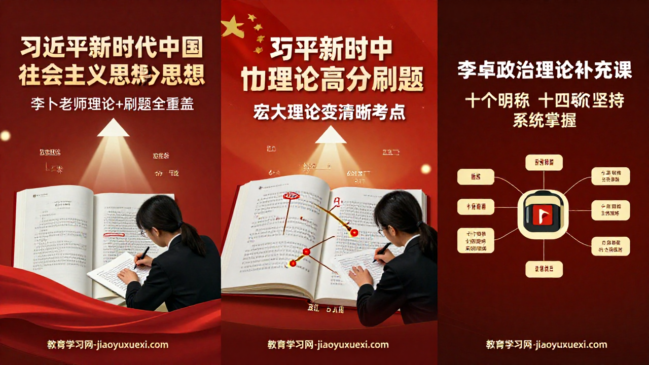 习近平新时代中国特色社会主义思想：把宏大理论拆成清晰考点链条公务员考试习近平新时代中国特色社会主义思想专项课