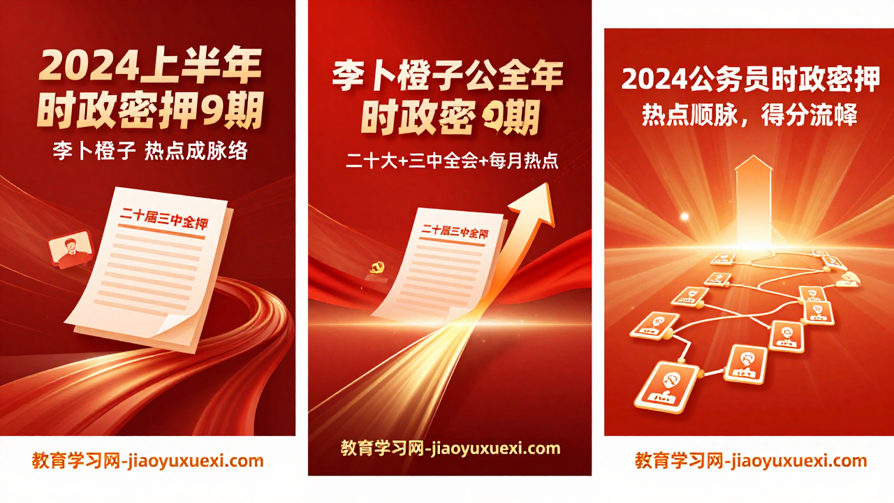 2024上半年时政密押：让热点事件顺势转化为你的得分脉络2024上半年公务员时政密押视频课程