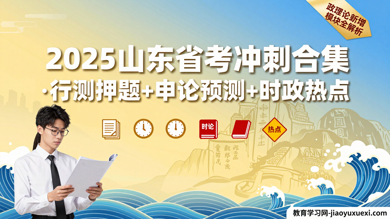 🚀2025山东省考冲刺全攻略：押题预测与时政热点直击核心2025山东省考行测押题卷及申论预测合集